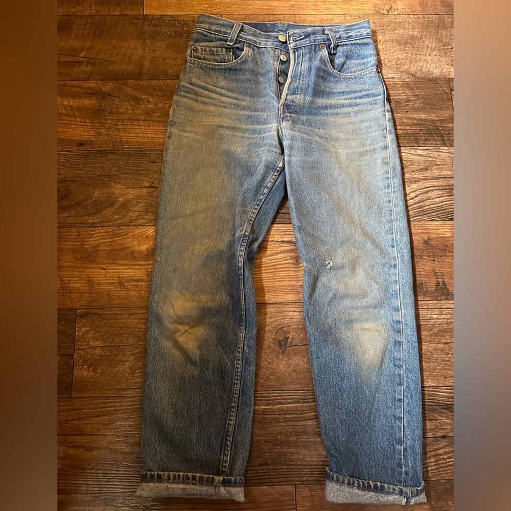 Vintage 701 High Rise Levi Jeans - Picture 7 of 7